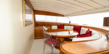 wrapping interiores mallorca Ejemplo de acabado en Ferretti 80