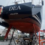 Boat hull wrapping installation Mallorca