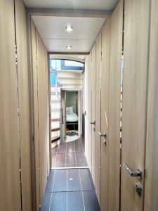 superyacht corridor doors dinoc refit mallorca